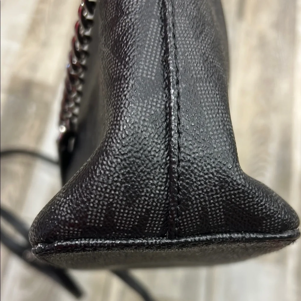 Michael Kors Black Crossbody Bag with Signature Monogram